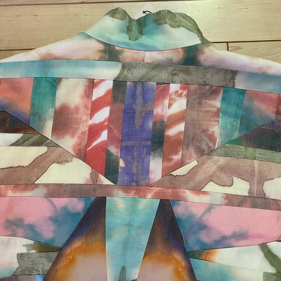 vintage handmade & dyed patchwork jacket - Picture 8 of 9